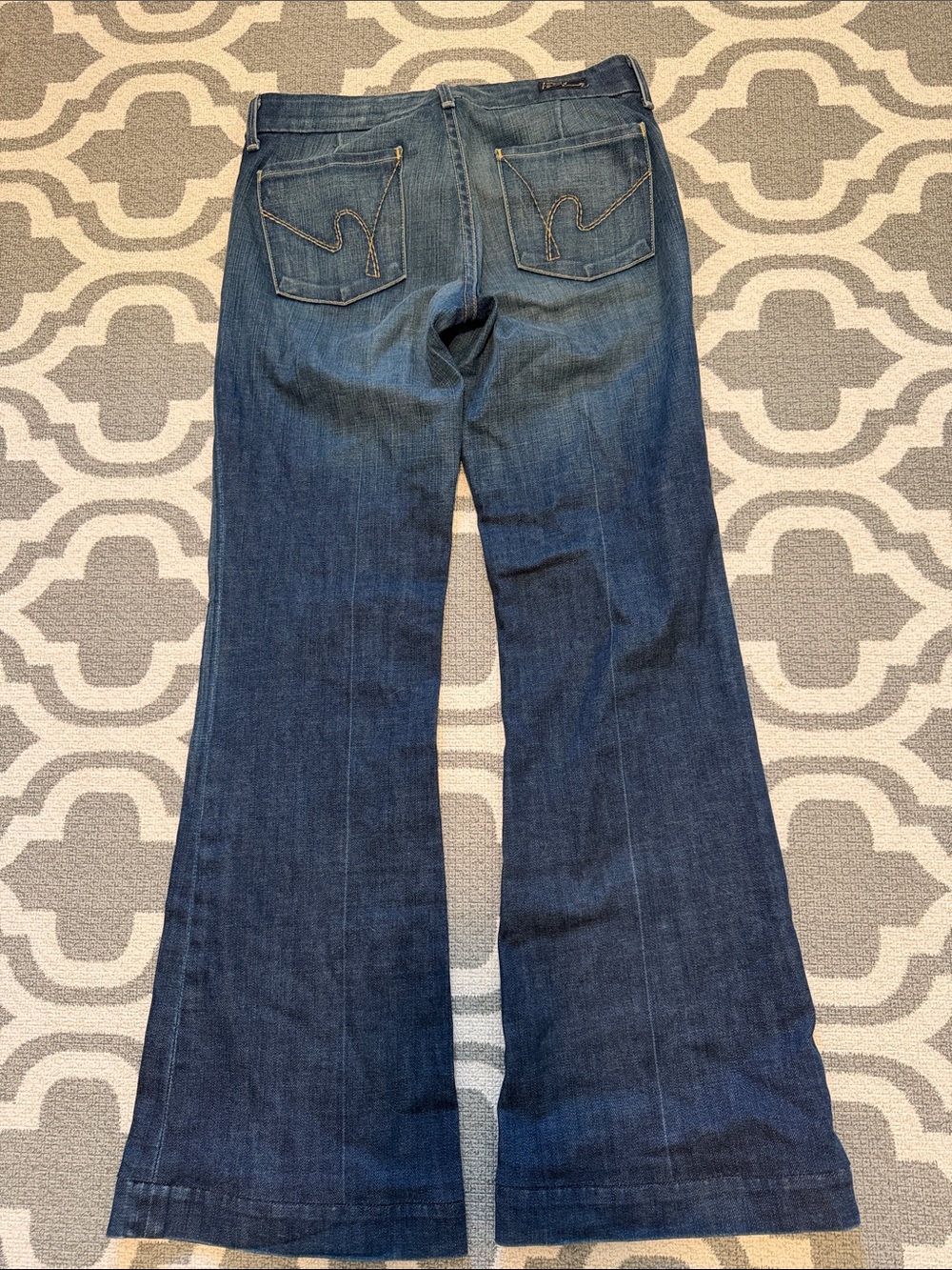 Citizens of Humanity Faye #003 low waist full leg stretch flare denim 31” inseam - Picture 12 of 12